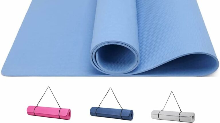 What size should a fitness mat be for home use?