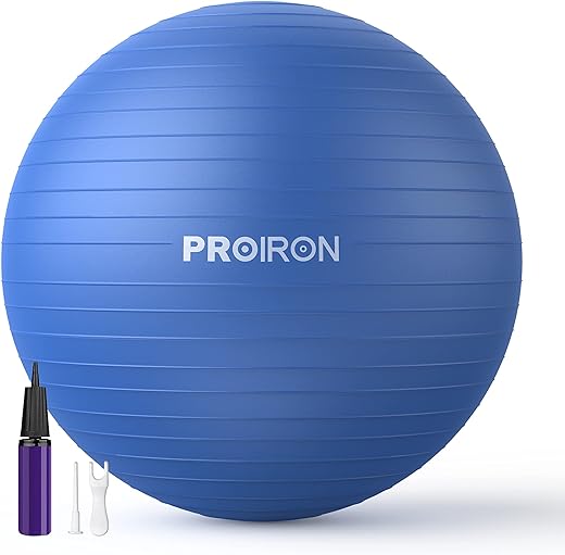 PROIRON Anti-Burst Exercise Ball with Pump: Stay Fit!