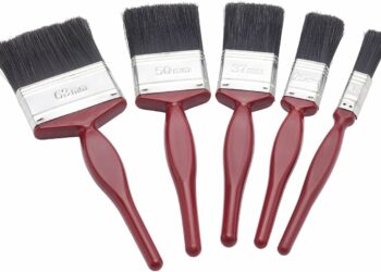 5 pc Mixed Sizes Paint Brush Set: Versatile Tools for Every Artist