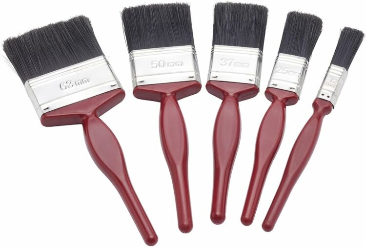 5 pc Mixed Sizes Paint Brush Set: Versatile Tools for Every Artist