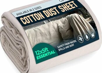 Heavy Duty Cotton Dust Sheets: Ultimate Protection!