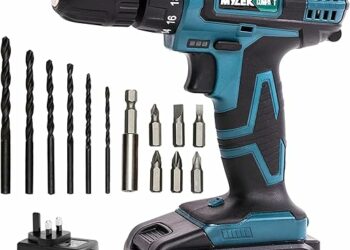MYLEK 18V Cordless Drill Set: Power, Precision, and Portability