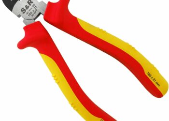 S&R VDE Insulated Diagonal Cutters 160mm - Precision and Safety in Every Cut