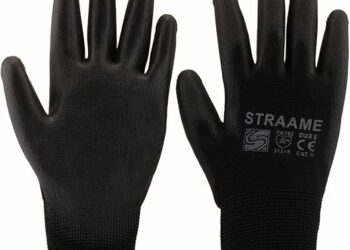 Straame Black Safety Work Gloves Review: 12/24 Pack