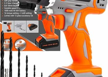 Terratek 18V Cordless Drill Set: Power and Precision Unleashed